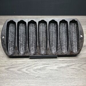 Vintage Lodge Cast Iron 7 Stick‎ Cornbread Muffin Pan Model 27C2 USA